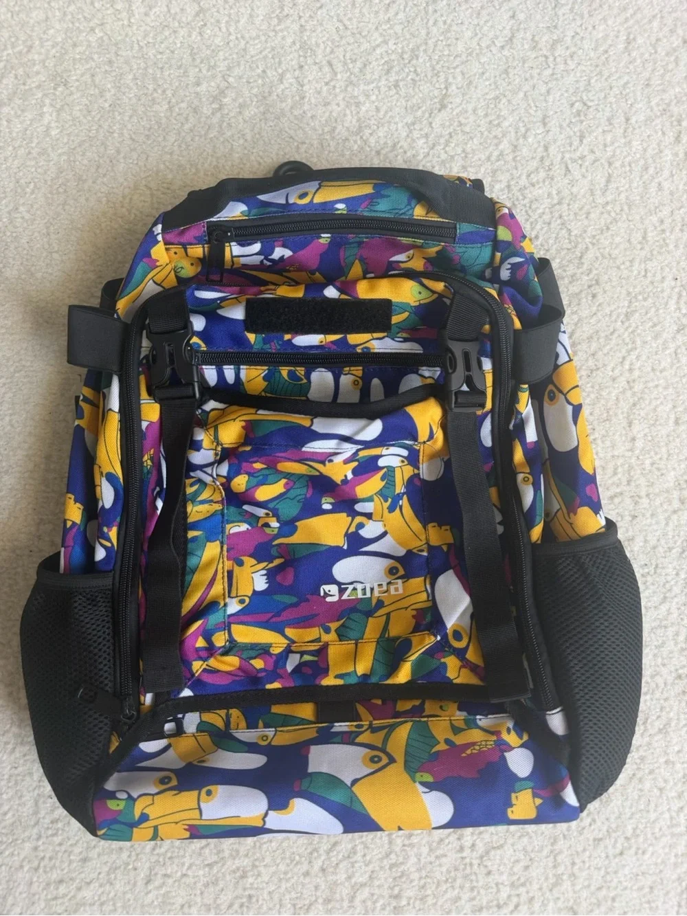 Zoea Toucan Softball Baseball Backpack Kids